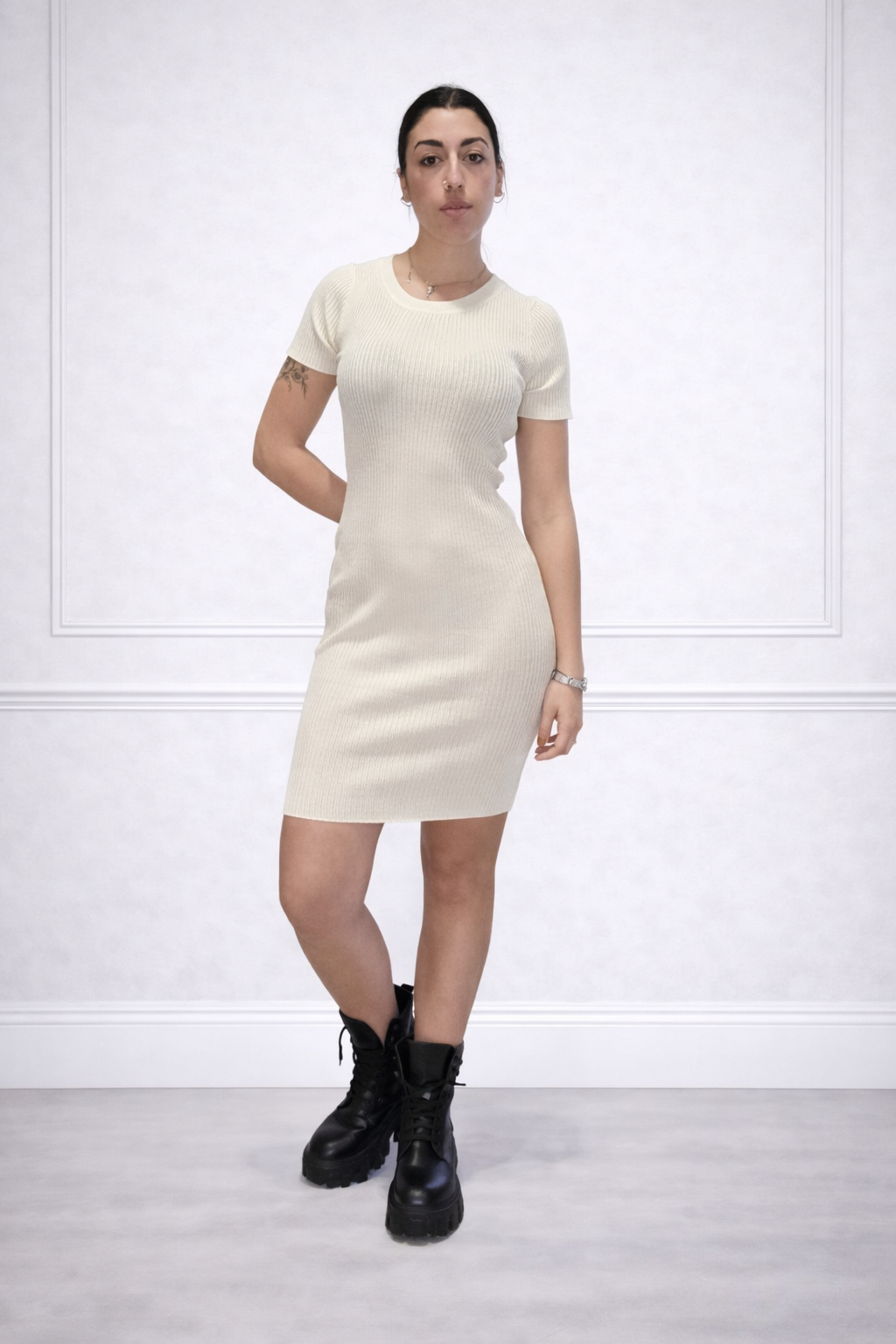 Rome Essence dress panna