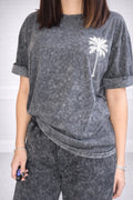 T-shirt Palm Noir