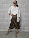 Pantalone Velvet Bronzo
