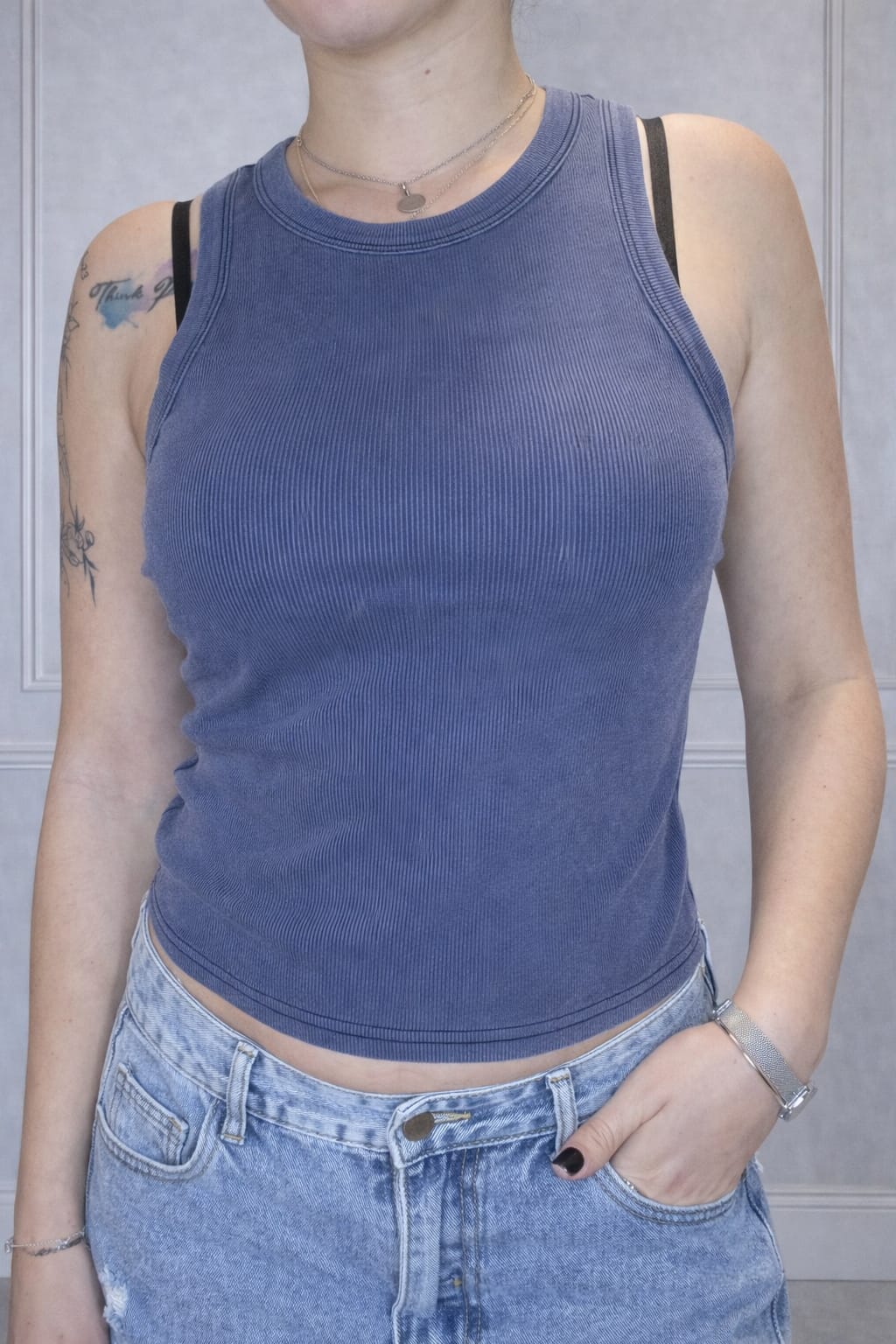 Canotta Aura Blu