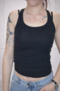 Canotta Nude Nera