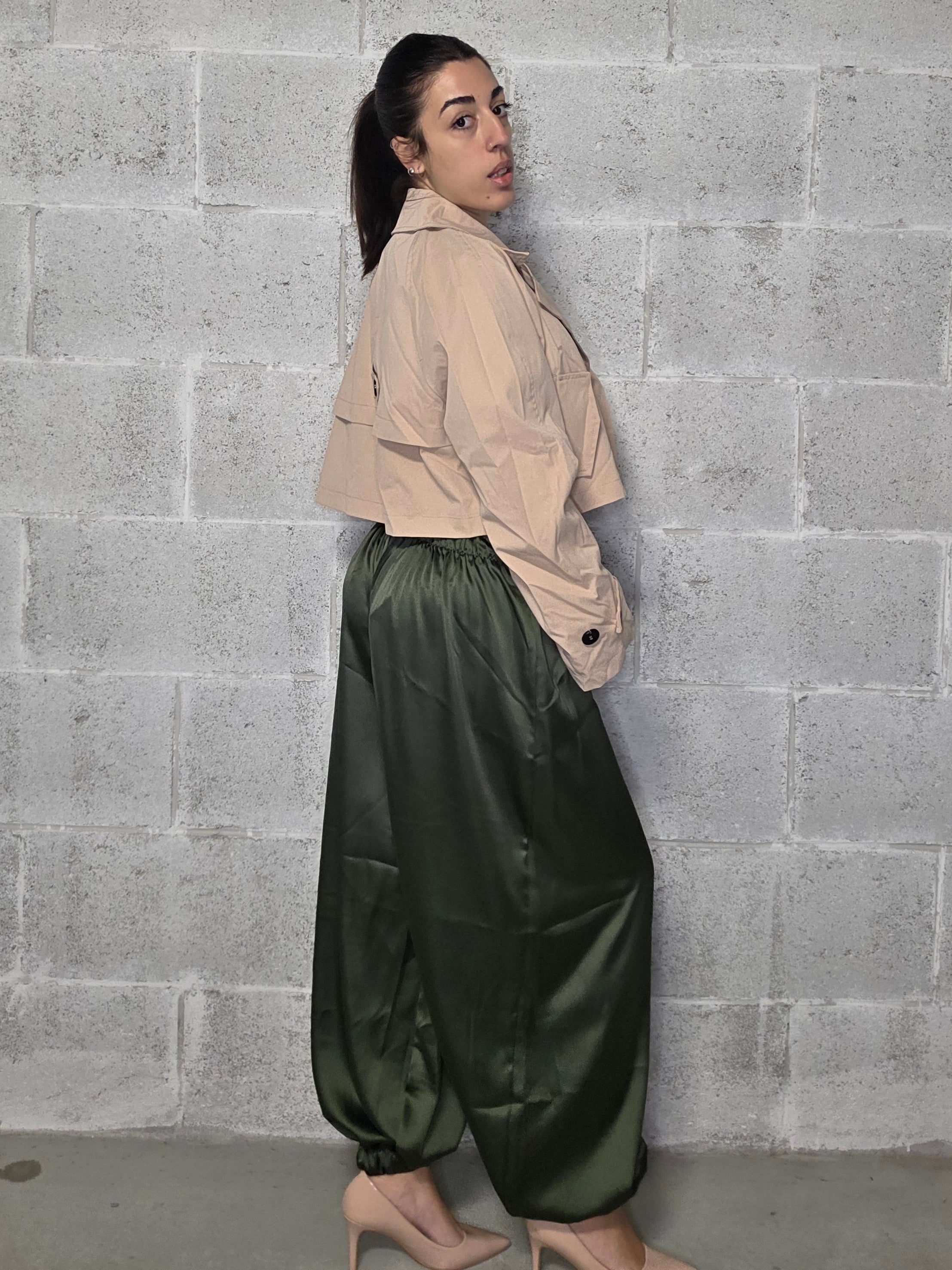 Pantalone Velvet verde