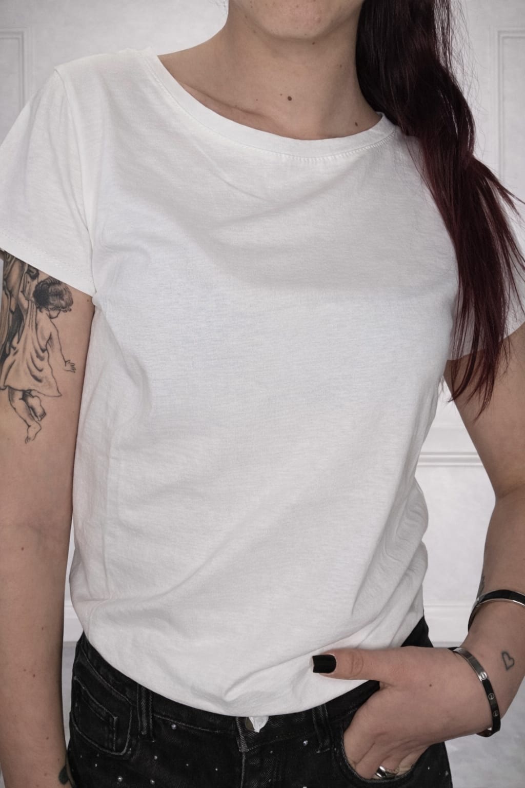 T-shirt Shadow Bianca